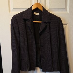 Ann Taylor Textured Black Blazer